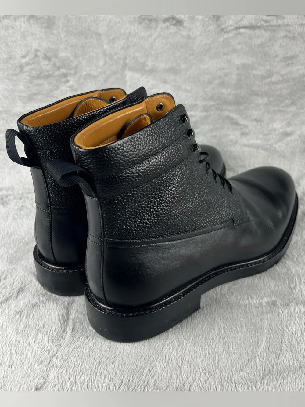 Beckett Simonon Oscar Boots Mens US Size 11 Black Full Grain Leather Handcrafted